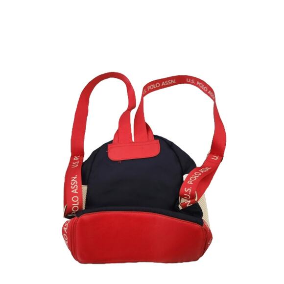U.S. Polo Assn. Red White Blue Backpack - Logo Straps & Patch - Pre-Owned - Picture 4 of 7